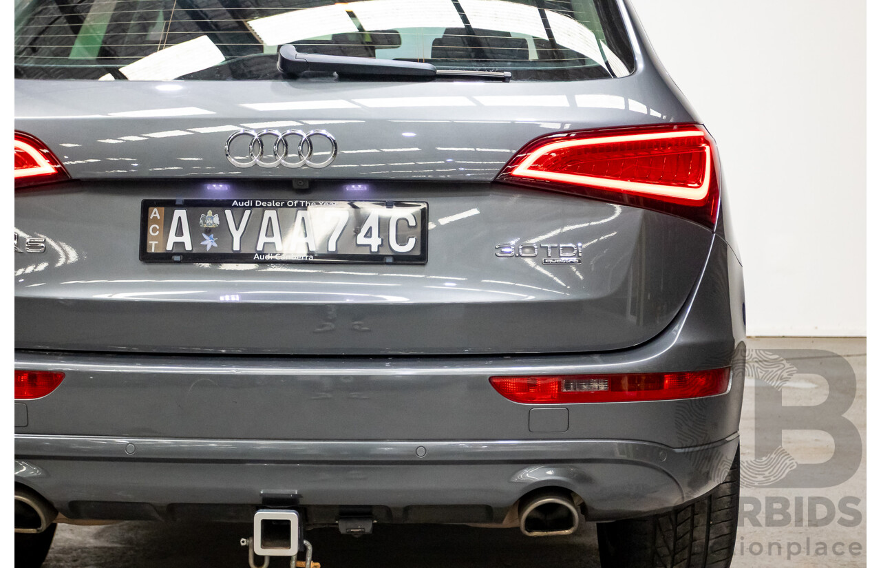 1/2013 Audi Q5 3.0 TDI Quattro (AWD) 8R MY13 4d Wagon Monsoon Grey Turbo Diesel 3.0L