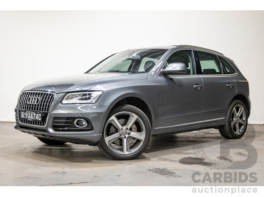 1/2013 Audi Q5 3.0 TDI Quattro (AWD) 8R MY13 4d Wagon Monsoon Grey Turbo Diesel 3.0L