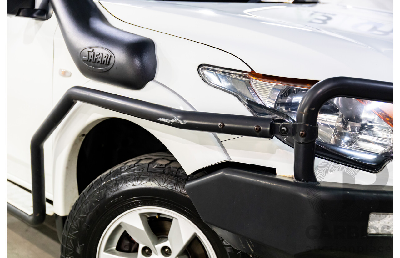 04/2018 Mitsubishi Triton GLX + (4x4) MQ MY18 4d Dual Cab Utility White Turbo Diesel 2.4L