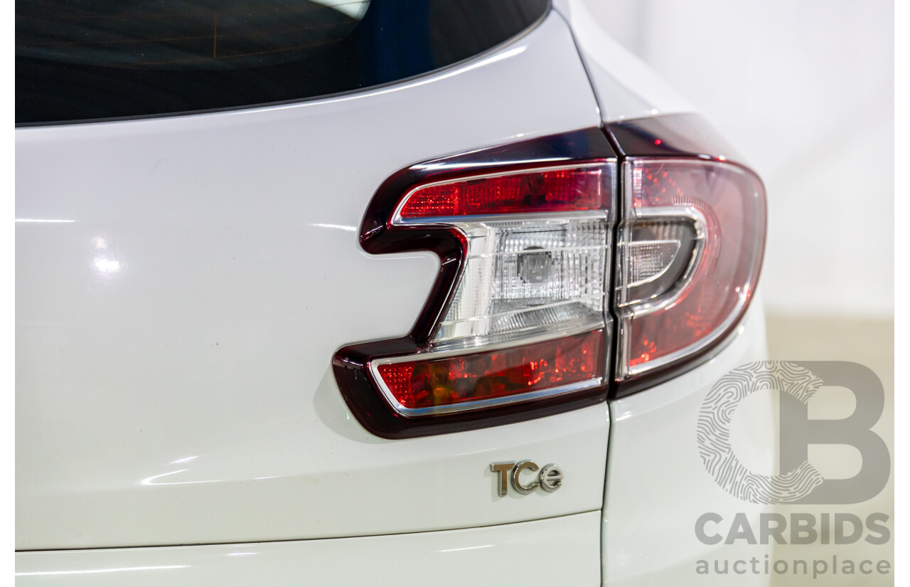 4/2015 Renault Megane Dynamique K95 MY14 4d Wagon Glacier White Turbo 1.2L