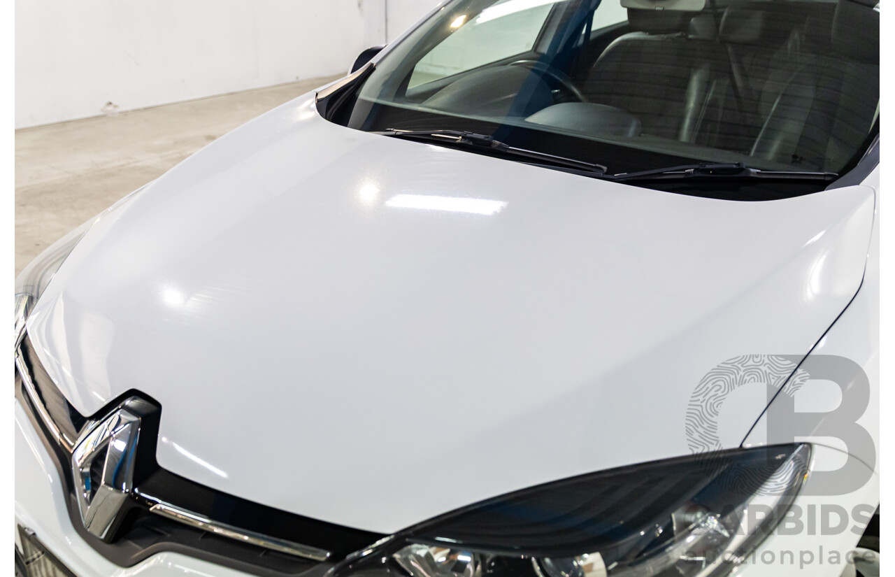 4/2015 Renault Megane Dynamique K95 MY14 4d Wagon Glacier White Turbo 1.2L