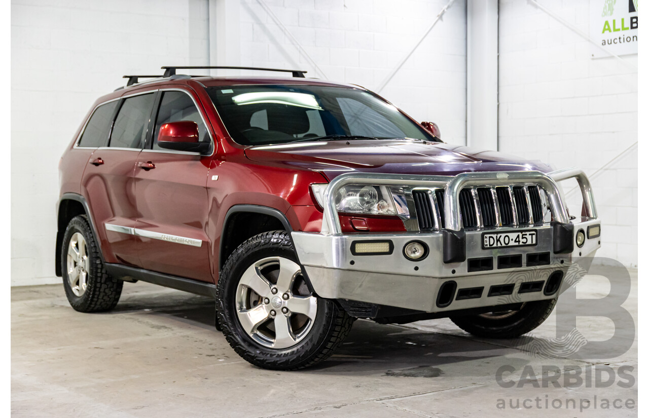 10/2012 Jeep Grand Cherokee Laredo (4x4) WK MY13 4d Wagon Deep Cherry Red Crystal Pearl Turbo Diesel V6 3.0L