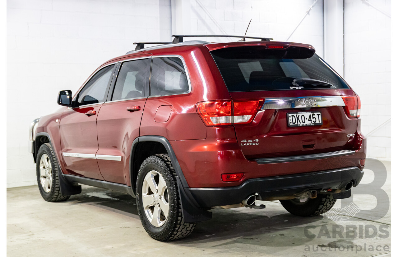 10/2012 Jeep Grand Cherokee Laredo (4x4) WK MY13 4d Wagon Deep Cherry Red Crystal Pearl Turbo Diesel V6 3.0L