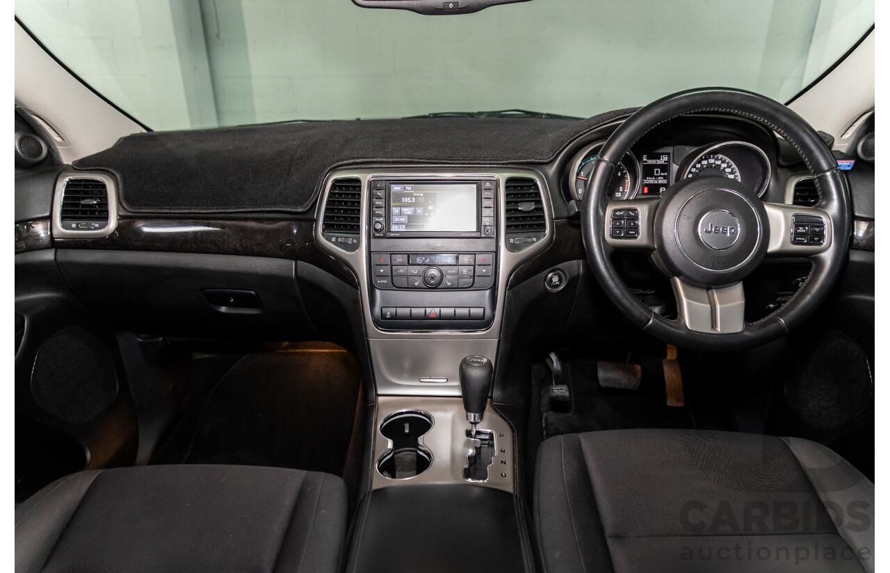 10/2012 Jeep Grand Cherokee Laredo (4x4) WK MY13 4d Wagon Deep Cherry Red Crystal Pearl Turbo Diesel V6 3.0L