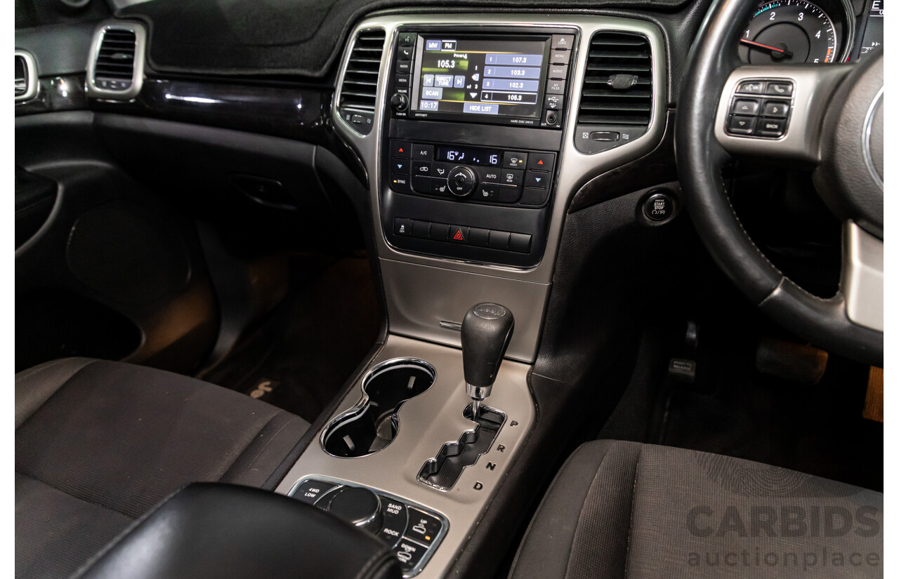 10/2012 Jeep Grand Cherokee Laredo (4x4) WK MY13 4d Wagon Deep Cherry Red Crystal Pearl Turbo Diesel V6 3.0L