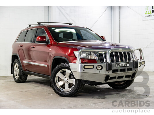 10/2012 Jeep Grand Cherokee Laredo (4x4) WK MY13 4d Wagon Deep Cherry Red Crystal Pearl Turbo Diesel V6 3.0L