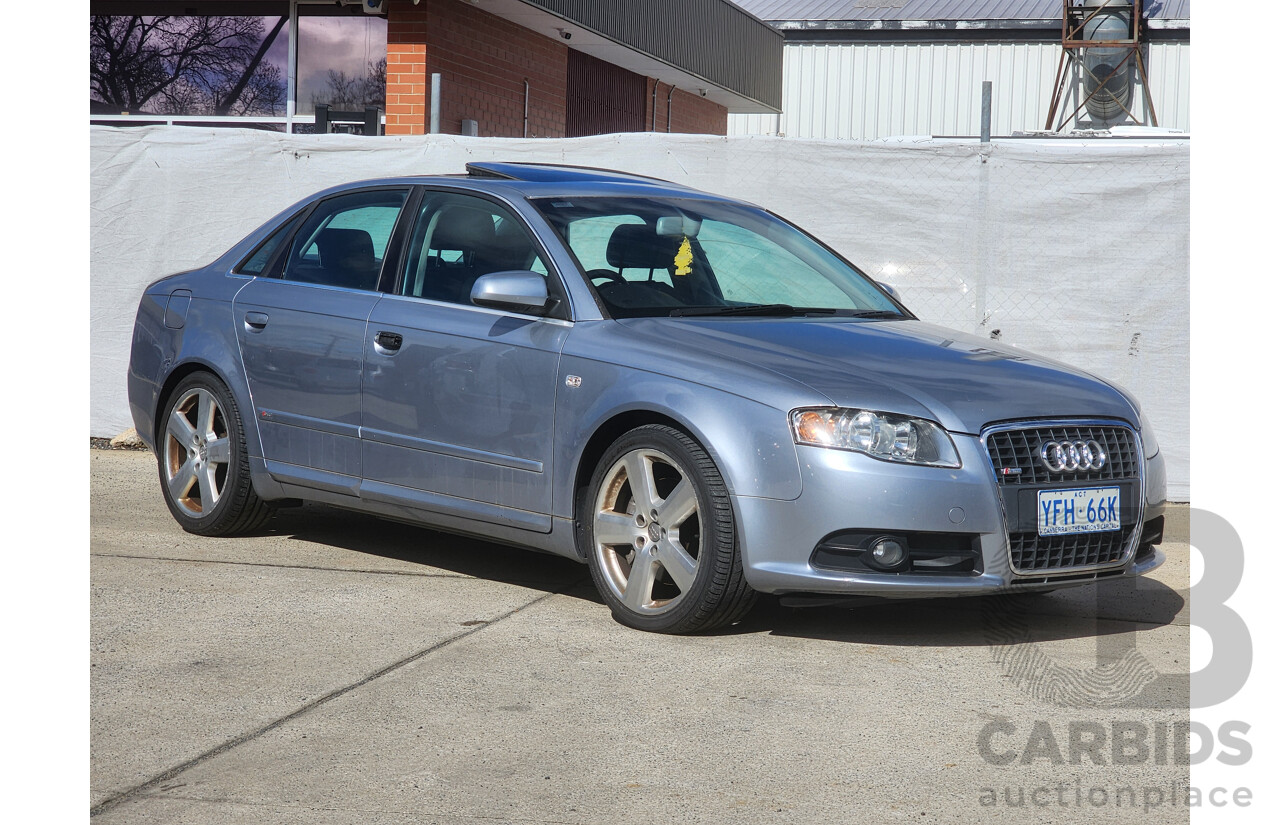 6/2007 Audi A4 2.0 TFSI B7 MY06 UPGRADE 4d Sedan Silver 2.0L