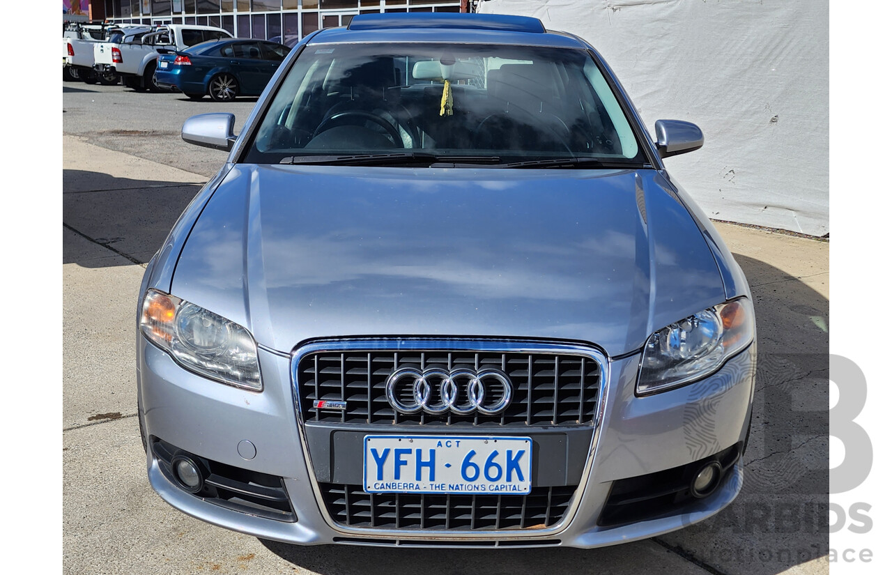 6/2007 Audi A4 2.0 TFSI B7 MY06 UPGRADE 4d Sedan Silver 2.0L