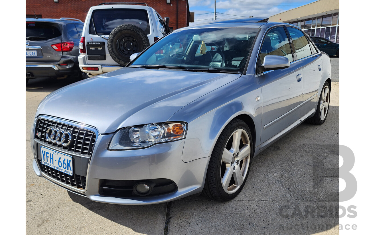 6/2007 Audi A4 2.0 TFSI B7 MY06 UPGRADE 4d Sedan Silver 2.0L