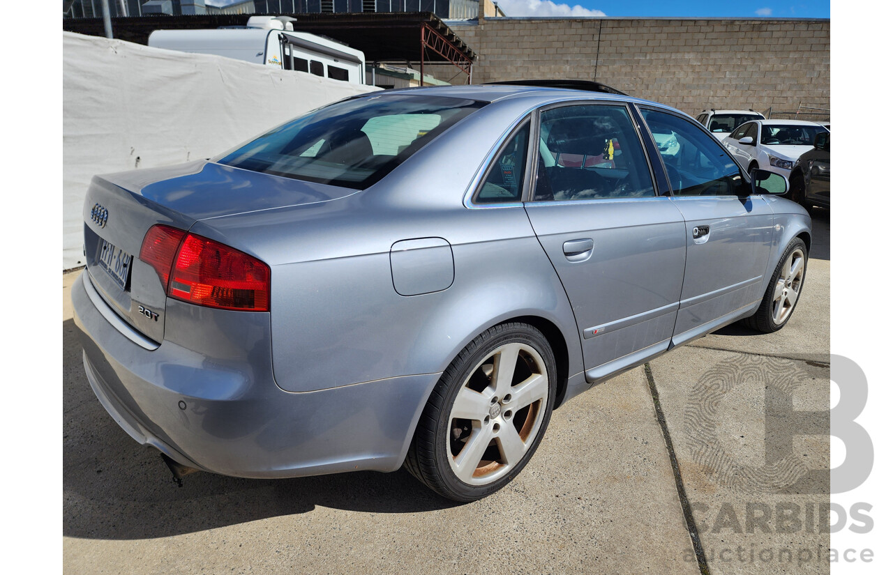 6/2007 Audi A4 2.0 TFSI B7 MY06 UPGRADE 4d Sedan Silver 2.0L