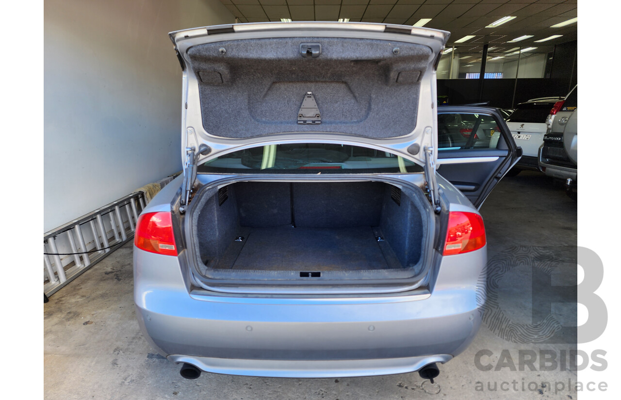 6/2007 Audi A4 2.0 TFSI B7 MY06 UPGRADE 4d Sedan Silver 2.0L