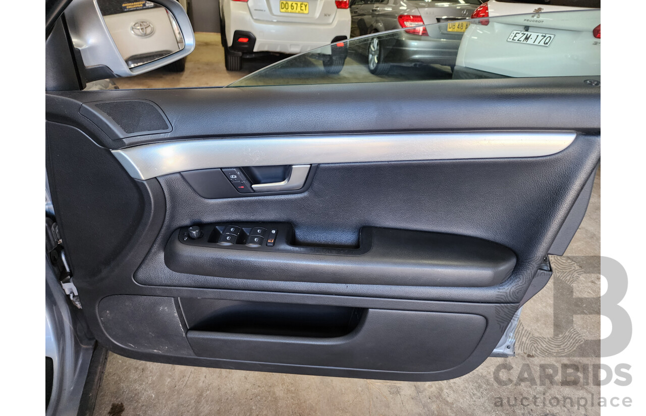 6/2007 Audi A4 2.0 TFSI B7 MY06 UPGRADE 4d Sedan Silver 2.0L