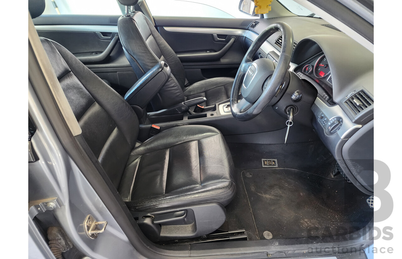 6/2007 Audi A4 2.0 TFSI B7 MY06 UPGRADE 4d Sedan Silver 2.0L