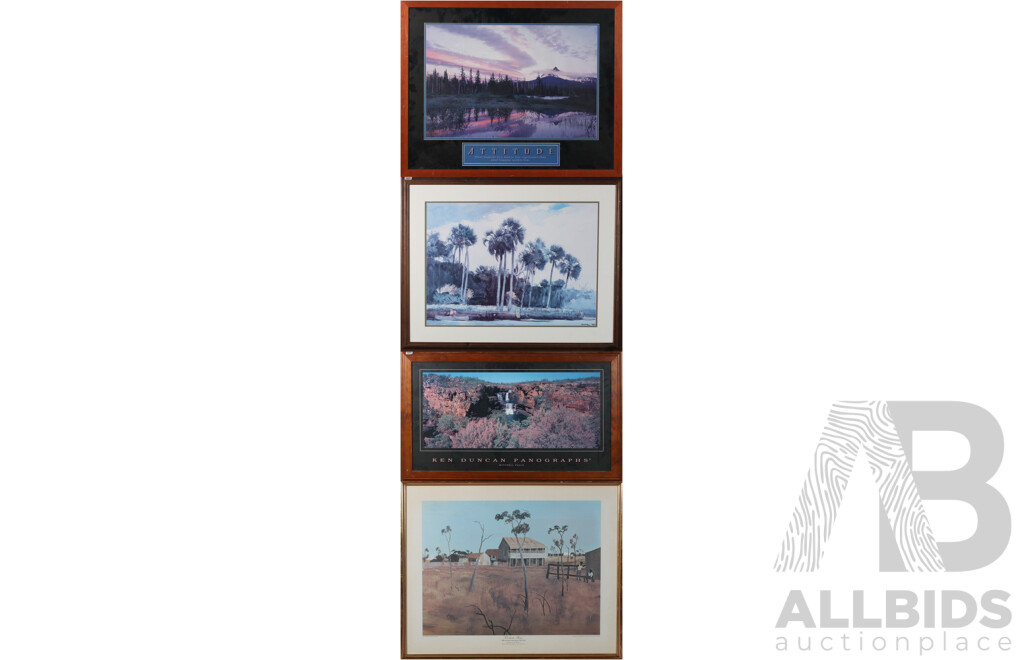 Collection of Four Various Framed Prints Inc Ken Duncan
