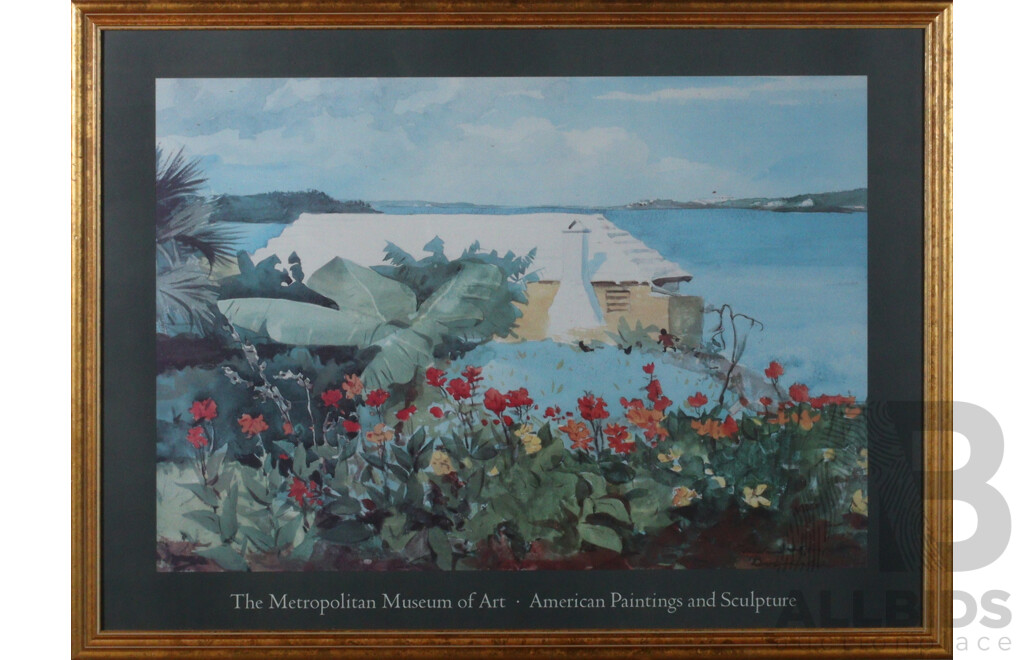 Collection of Three Framed American Museum Prints
