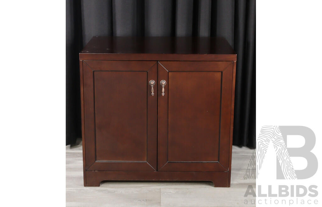 Modern Two Door Office Cabinet