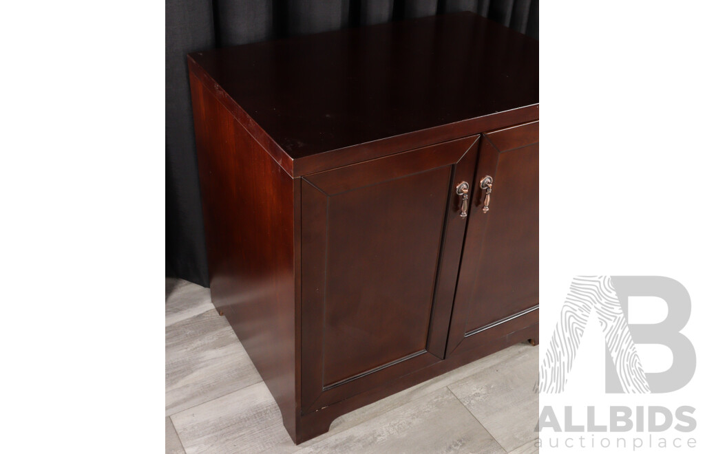 Modern Two Door Office Cabinet