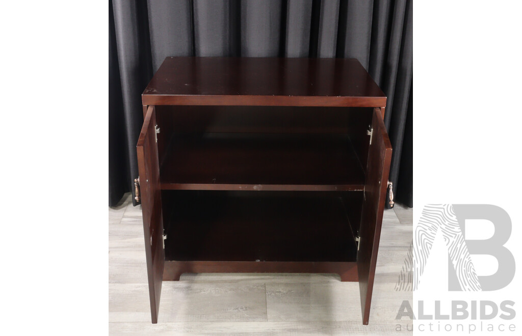 Modern Two Door Office Cabinet