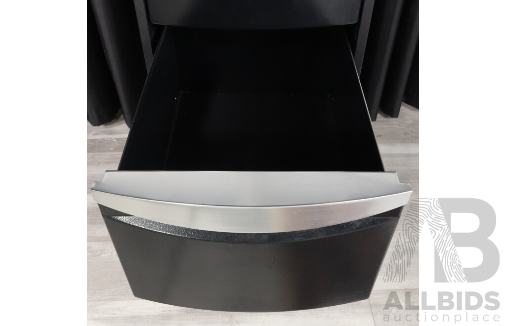 Modern Metal Four Drawer Filing Cabinet by Stilford