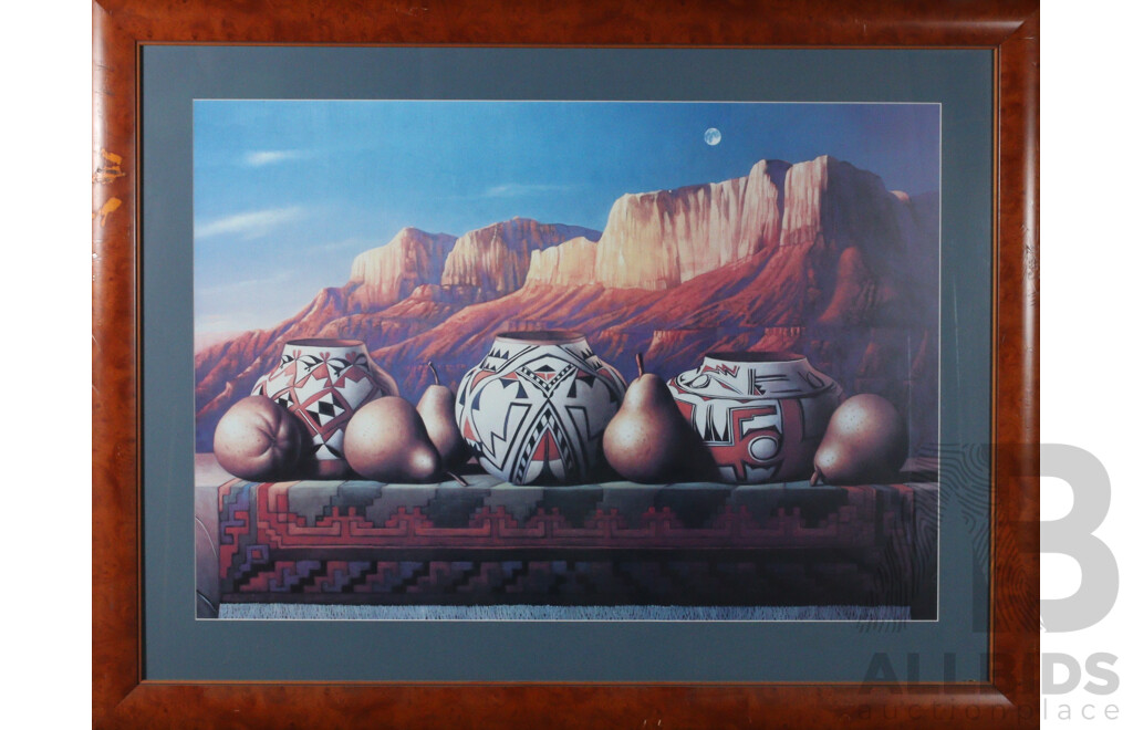 Pair of Large Framed Landscape Prints