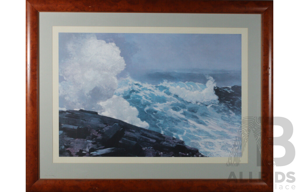Pair of Large Framed Landscape Prints