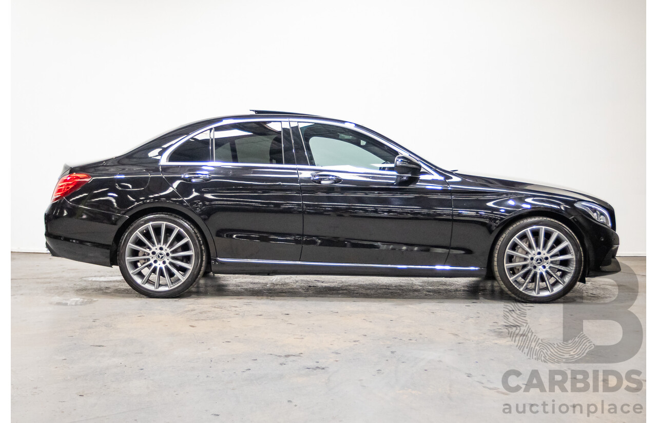 03/2018 Mercedes-Benz C350e 205 MY18 4D Sedan Obsidian Black Turbo 2.0L / 60kW Hybrid