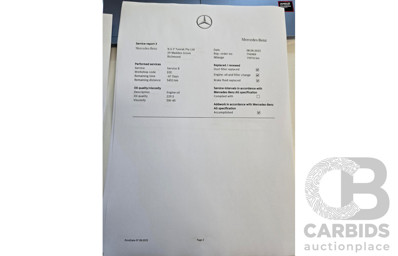 03/2018 Mercedes-Benz C350e 205 MY18 4D Sedan Obsidian Black Turbo 2.0L / 60kW Hybrid
