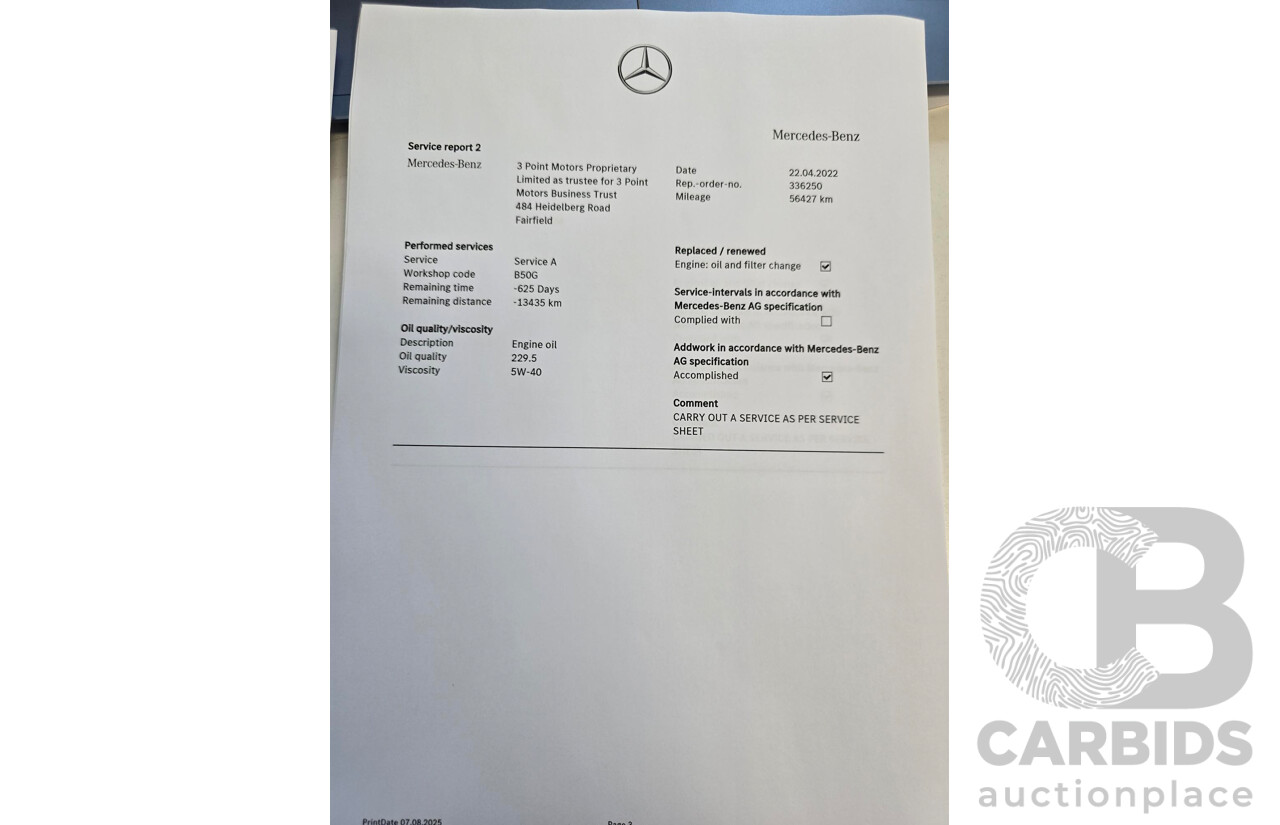 03/2018 Mercedes-Benz C350e 205 MY18 4D Sedan Obsidian Black Turbo 2.0L / 60kW Hybrid