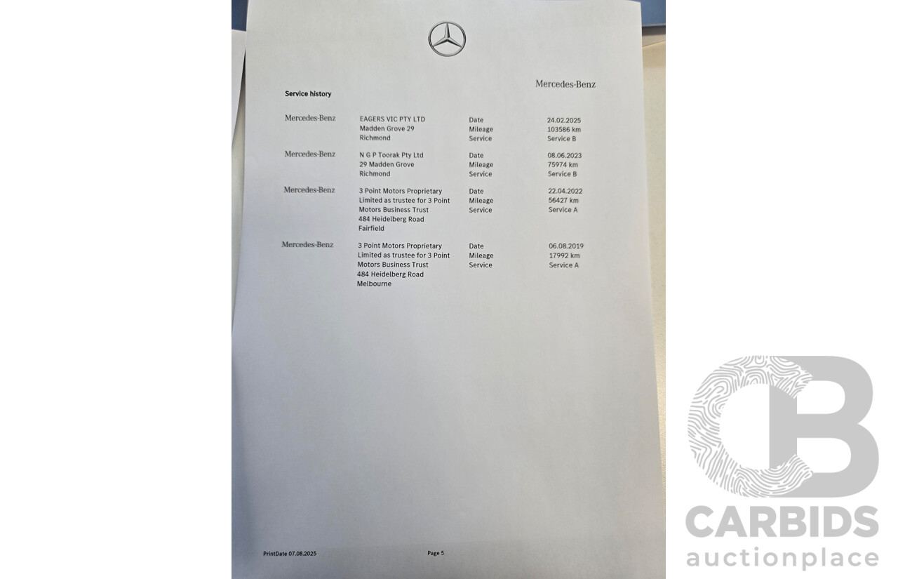 03/2018 Mercedes-Benz C350e 205 MY18 4D Sedan Obsidian Black Turbo 2.0L / 60kW Hybrid