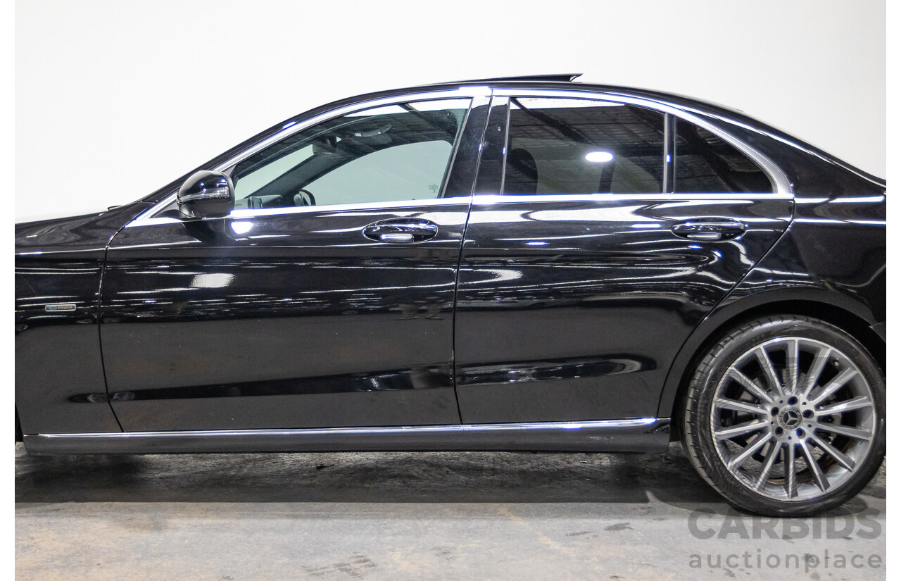 03/2018 Mercedes-Benz C350e 205 MY18 4D Sedan Obsidian Black Turbo 2.0L / 60kW Hybrid
