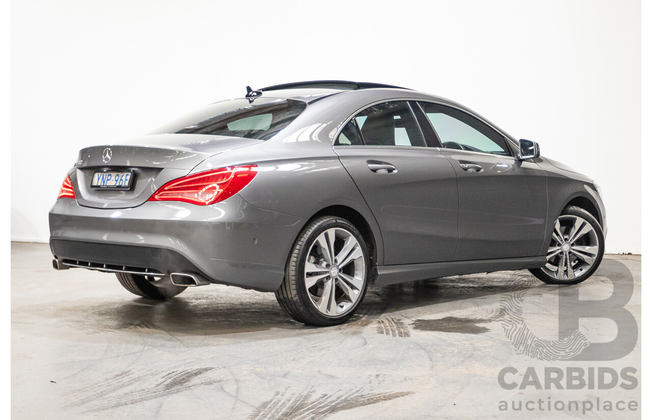 04/2014 Mercedes-Benz CLA200 117 4D Coupe Mountain Grey Turbo 1.6L