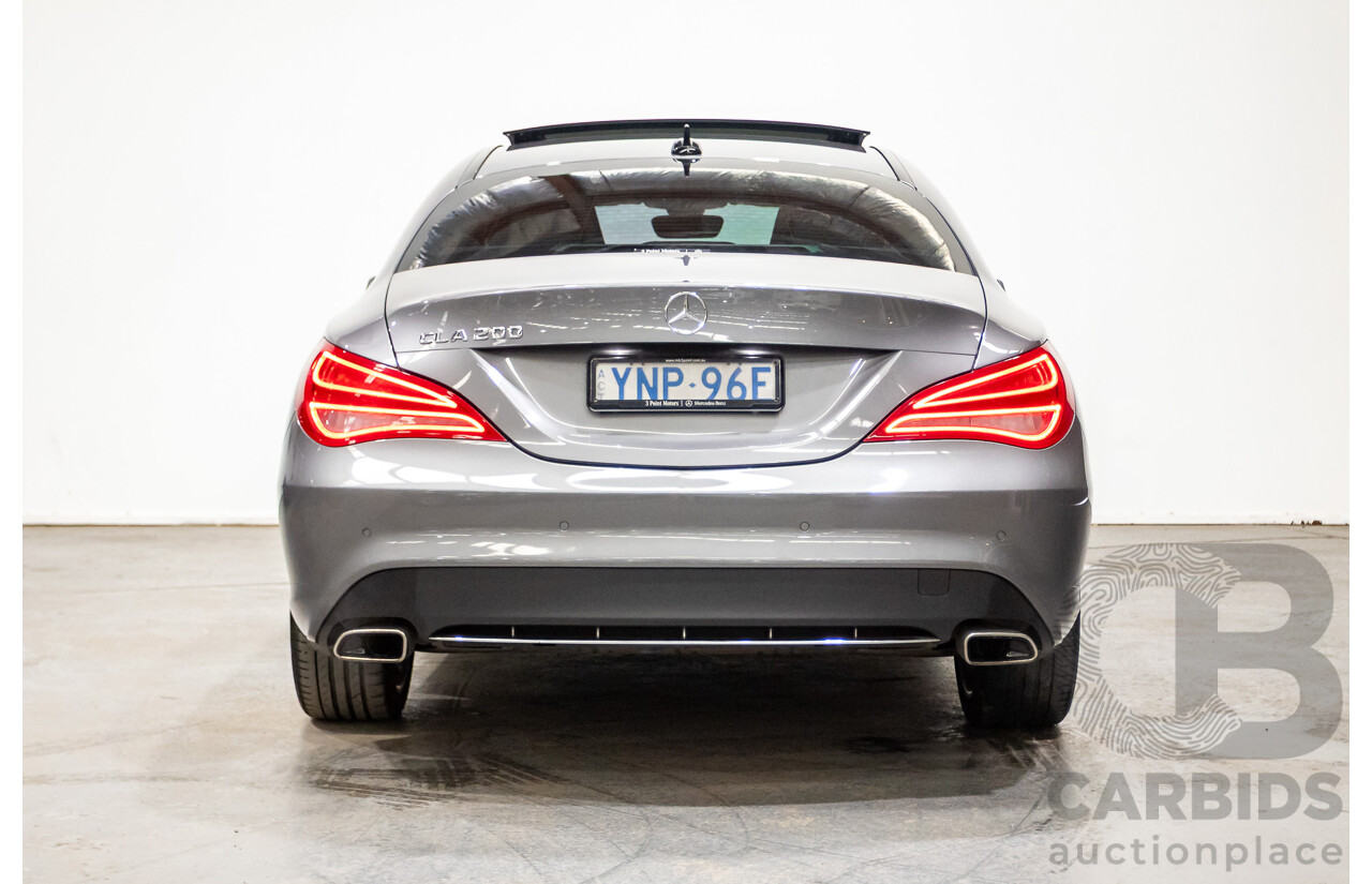 04/2014 Mercedes-Benz CLA200 117 4D Coupe Mountain Grey Turbo 1.6L