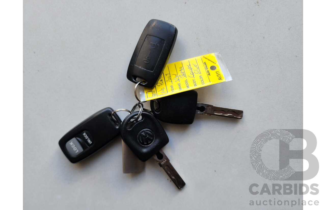3/2003 Volkswagen Beetle 1.6 9C 3d Hatchback Silver 1.6L