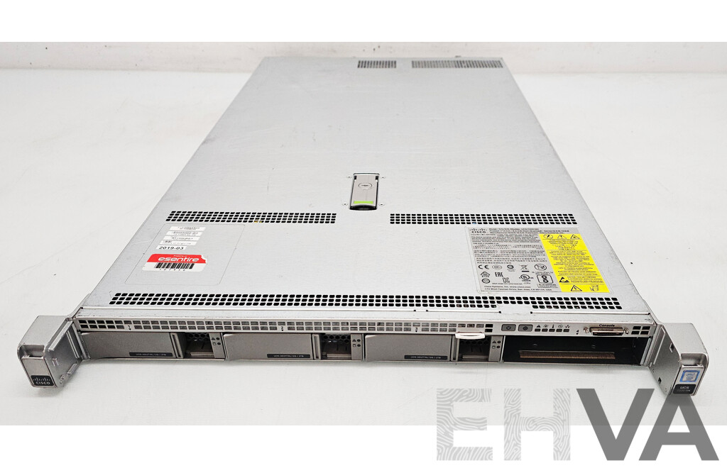 Cisco UCS C220 M4 Dual Intel Xeon (E5-2620 V3) 2.40GHz-3.20GHz 6-Core CPU 1RU Server