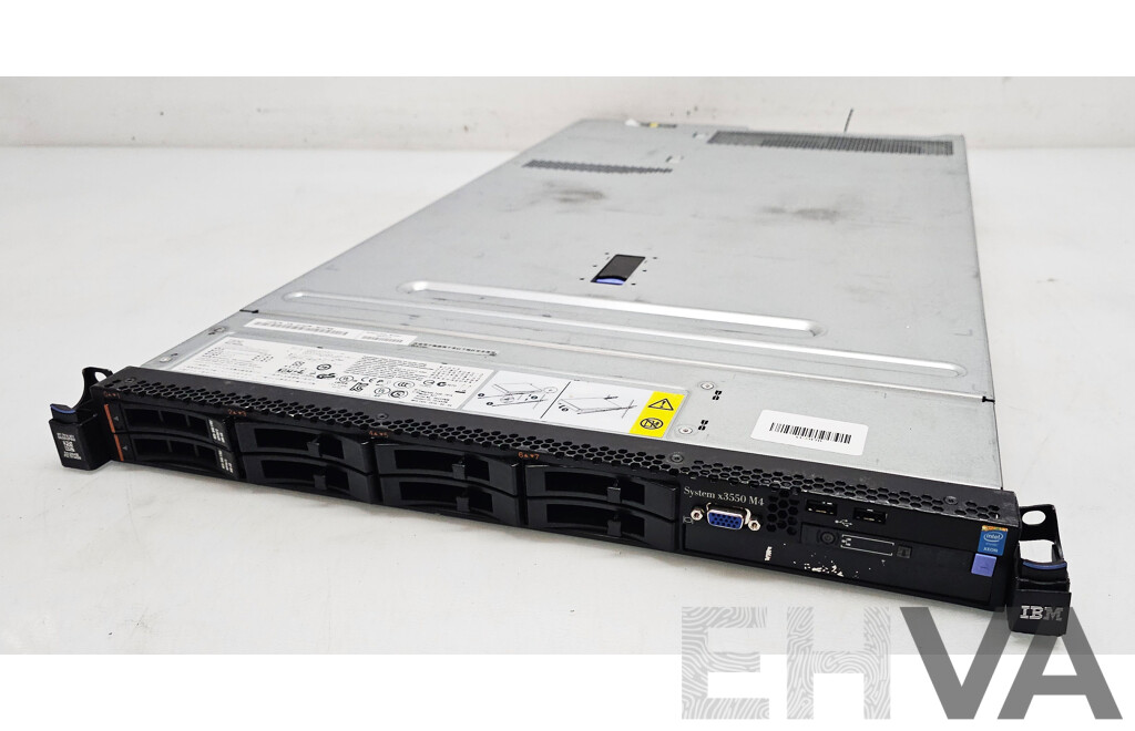 IBM System x3550 M4 Dual Intel Xeon (E5-2667 v2) 3.30GHz-4.00GHz 8-Core CPU 1RU Server w/ 32GB DDR3