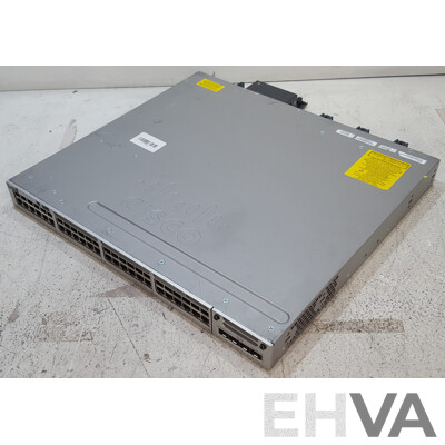 Cisco (WS-C3850-48F-S) Catalyst 3850 48 PoE+ 48-Port Gigabit Switch