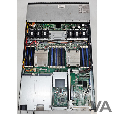 Quanta (S210-X12RS) Dual Intel Xeon (E5-2667 v2) 3.30GHz-4.00GHz 8-Core CPU 1RU Server w/ 32GB DDR3