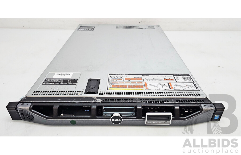 Dell PowerEdge R630 Dual Intel Xeon (E5-2640 V3) 2.60GHz - 3.40GHz 8-Core CPU 1RU Server W/ 16GB DDR4