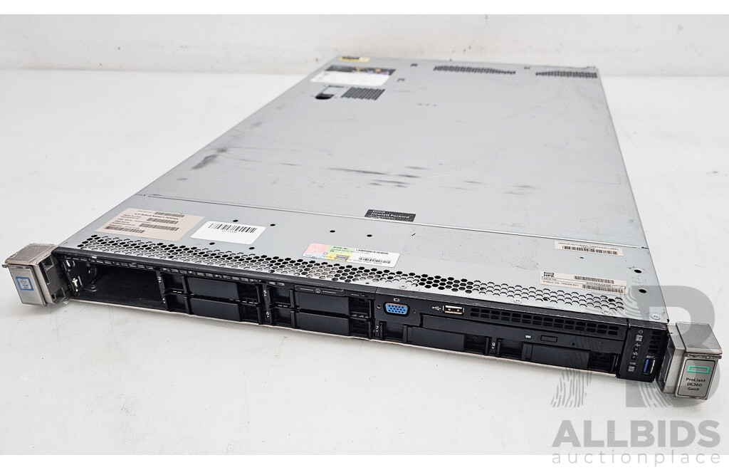 HPE ProLiant DL360 Gen9 Intel Xeon (E5-2623 V4) 2.60GHz-3.20GHz 4-Core CPU 1RU Server W/ 16GB DDR4