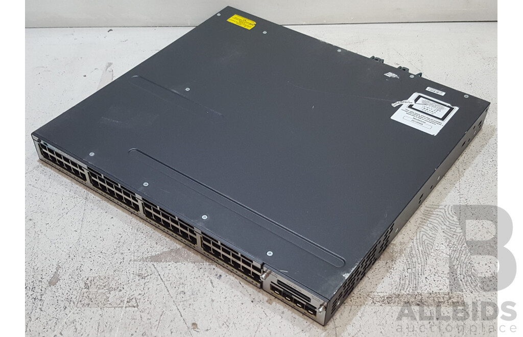 Cisco (WS-C3560X-48) Catalyst 3560-X Series PoE+ 48-Port Gigabit Ethernet Switch