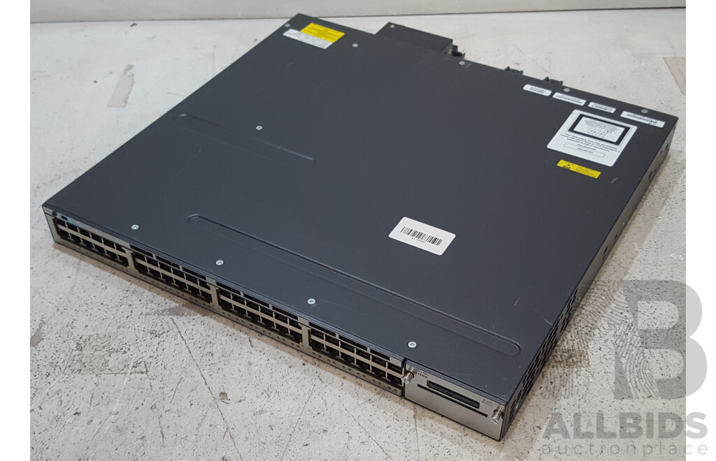 Cisco (WS-C3560X-48PF-S) Catalyst 3560-X Series PoE+ 48-Port Gigabit Ethernet Switch