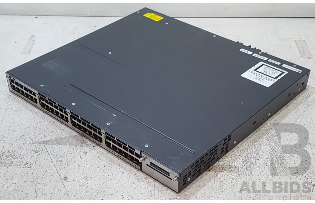 Cisco (WS-C3560X-48PF-S) Catalyst 3560-X Series PoE+ 48-Port Gigabit Ethernet Switch