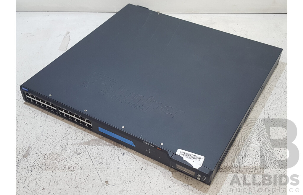 Juniper Networks (EX3200-24T) EX 3200 Series 8PoE 24-Port Gigabit Ethernet Switch