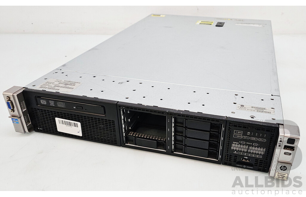 HP ProLiant DL380p Gen8 Intel Xeon (E5-2670 V2) 2.50GHz-3.30GHz 10-Core CPU 2RU Server W/ 32GB DDR3