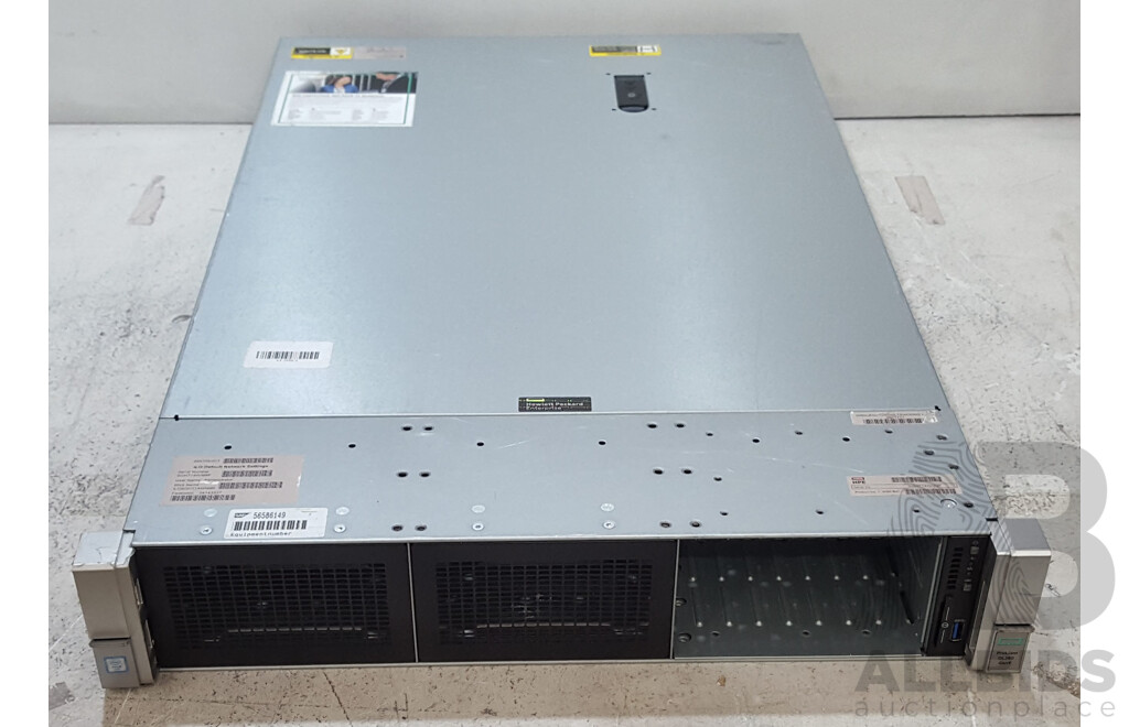 HP ProLiant DL380 Gen9 Dual Intel Xeon (E5-2630 v4) 2.20GHz-3.10GHz 10-Core CPU 2RU Server w/ 16GB DDR4