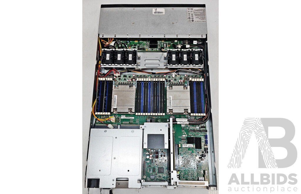 Quanta (S210-X12RS) Dual Intel Xeon (E5-2667 v2) 3.30GHz-4.00GHz 8-Core CPU 1RU Server w/ 32GB DDR3