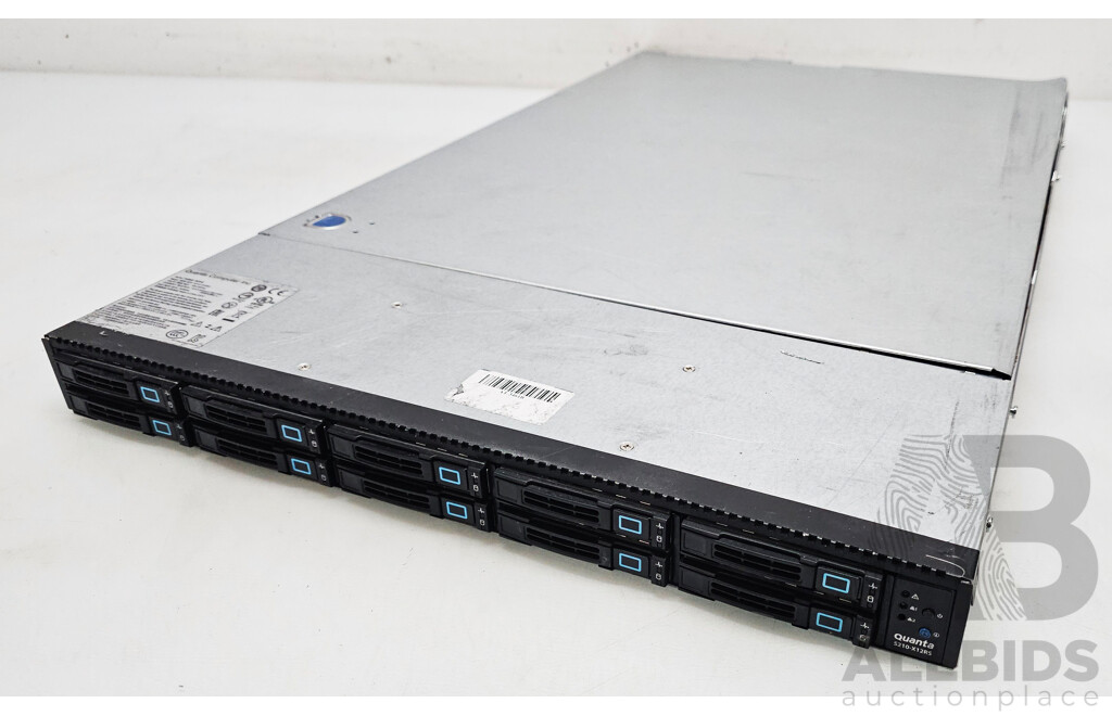 Quanta (S210-X12RS) Dual Intel Xeon (E5-2667 v2) 3.30GHz-4.00GHz 8-Core CPU 1RU Server w/ 32GB DDR3