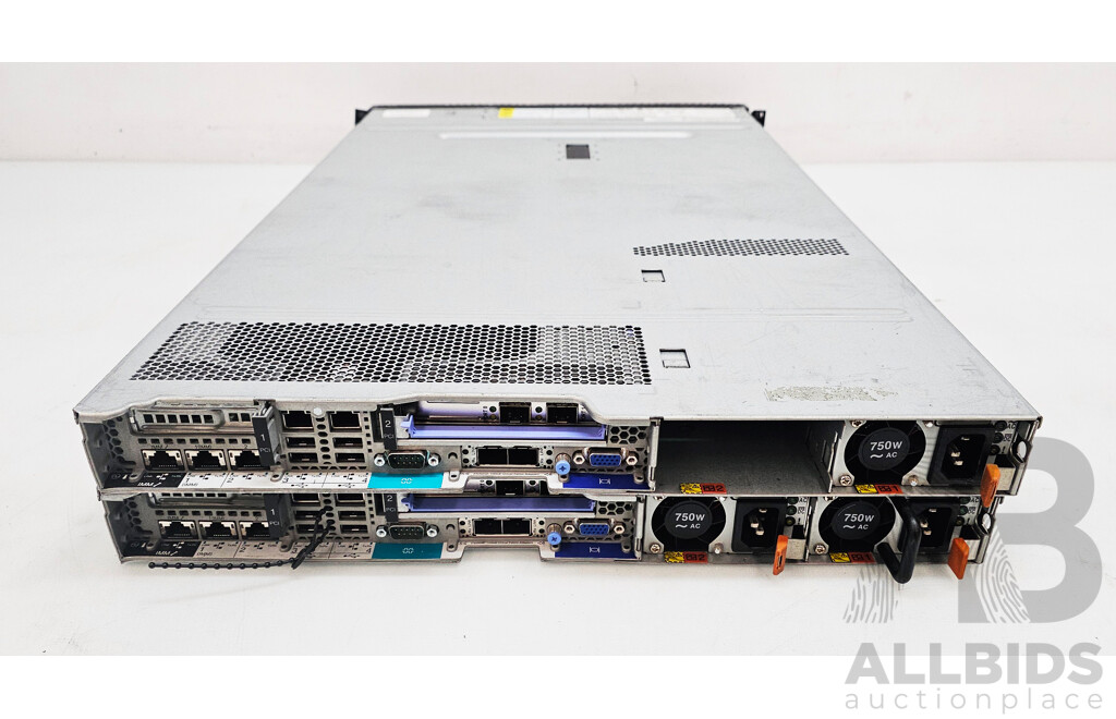 IBM System X3550 M4 1RU Server - Lot of Two