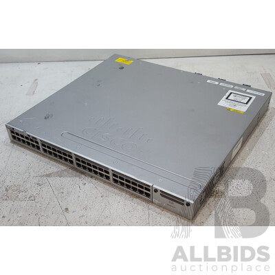Cisco (WS-C3850-48T-L) Catalyst 3850 Series 48-Port Gigabit Ethernet Switch