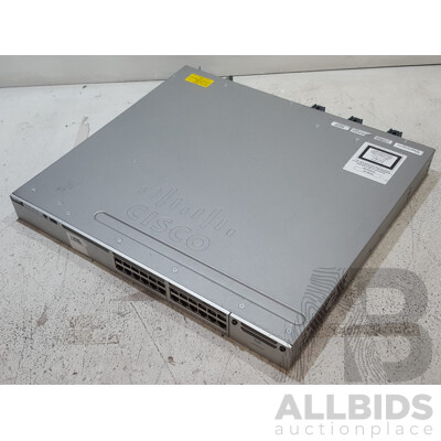 Cisco (WS-C3850-24T-L) Catalyst 3850 Series 24-Port Gigabit Ethernet Switch